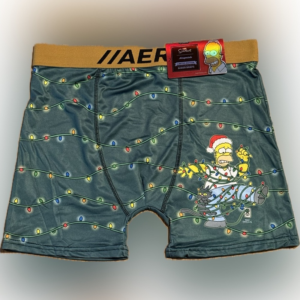 Aeropostale Limited Edition The Simpsons Homer Christmas Boxer Briefs